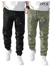 GORGLITTER boy's cargo pants elastic waist black for comfortable everyday wear