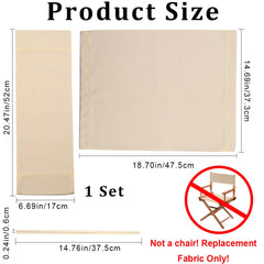 Two wooden sticks included for secure canvas installation
