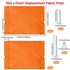 GORGECRAFT coral waterproof chair fabric renews your camping seat