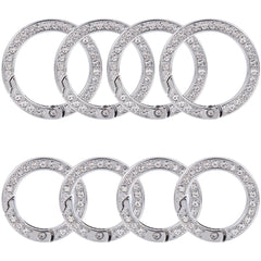Gorgecraft rhinestone O-ring clip for DIY jewelry and keychains