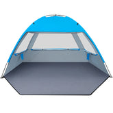 Gorich beach shade tent setup shows spacious interior for 4-5 people with easy setup
