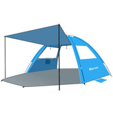 Gorich Beach Tent canopy setup for quick shade on sunny days