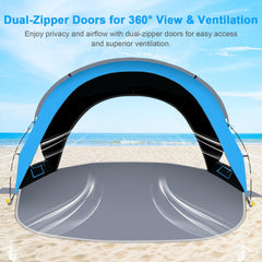 Gorich beach tent with UPF protection shading sun for family