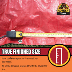 Gorilla Tough Tarp UV-treated for longer sun exposure resistance