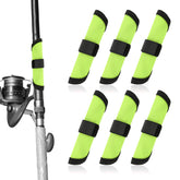 Gosknor lure wrap 15cm green protects lures from tangling during storage.