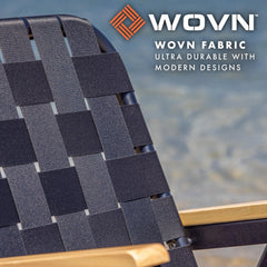 GoSports Outdoors WOVN Beach Chair backpack straps for hands-free transport
