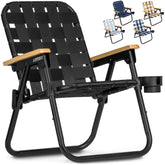 GoSports Outdoors WOVN Beach Chair with standout patterns for durable all-weather seating