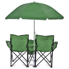GoTEAM detachable umbrella provides shade for sunny beach days.