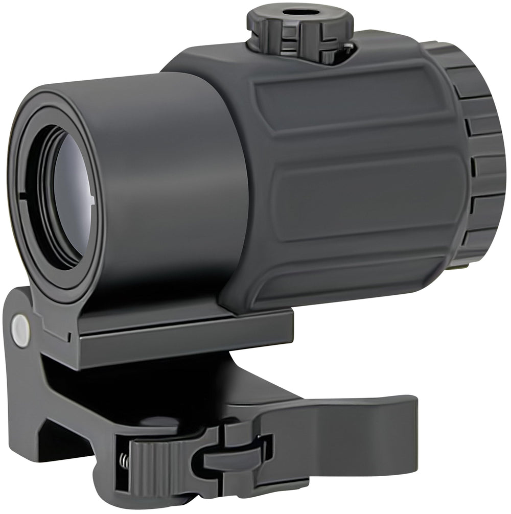 Gotical 4x magnifier with side quick detach mount for fast target acquisition