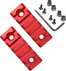 Gotical 6061 aluminum red anodized finish demonstrates durable construction.
