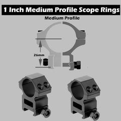 Gotical low-profile mount preserves iron sights when a scope is mounted