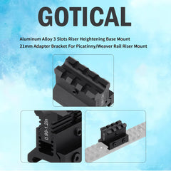 Gotical scalloped slots provide snag-free accessory mounting and precise alignment.
