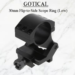 Gotical positive lock system keeps the ring secure during handling.