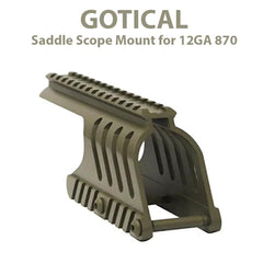 Gotical reflex sight with red and green reticles for versatile targeting