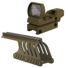 Gotical saddle scope mount on a 12GA shotgun shows stable alignment and solid construction