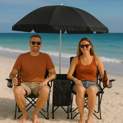 GoTEAM! folded chair with carry bag for easy transport.