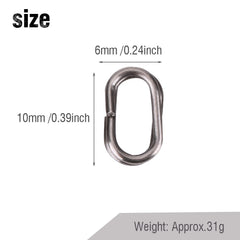 GOTOTOP 6x10mm split ring versatile mid-size connection option.