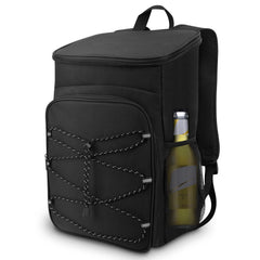 GOTOTOP cooling backpack front view showing spacious carry space for snacks and drinks.