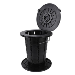 GOTOTOP portable toilet folding compact design for easy outdoor setup