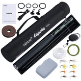 Goture 12ft Tenkara Rod Kit assembled with travel case