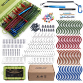 Goture 278PCS wacky worm kit contents for versatile bass rigs and quick rig changes