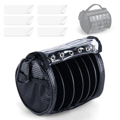 Goture 6-outlet fishing line storage bag with easy-access spools and tangle-free operation.