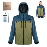 Goture fishing wading jacket waterproof hood protects you from rain during river days