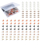 Goture Fly Fishing Flies Kit close-up of dry flies for trout fishing