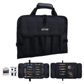Goture Jig Bag water-resistant exterior protects tackle on boat trips.