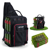 Goture OpenSide bag main compartment stores tackle neatly for long days afloat