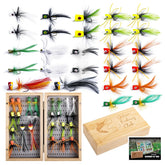 Goture poppers lures showing color variety for different light conditions