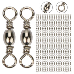 Goture rolling ball bearing fishing swivel with stainless steel body and 200 pcs pack