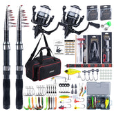 Goture telescopic-rod close-up showing lightweight, travel-friendly design.