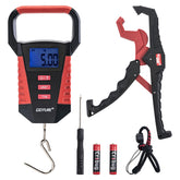 Goture waterproof digital fishing scale with lip gripper kit display