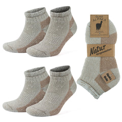 GoWith 2 Pairs Alpaca Wool Socks pack-shot highlighting durable comfort for outdoor use.