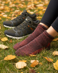 GoWith alpaca wool socks pack cushioned heel emphasis on long-walk comfort.