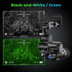 GOYOJO Night Vision Goggles 1x optical zoom for sharp close inspection