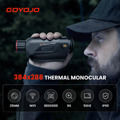 GOYOJO thermal monocular night usage demonstrates reliable all-night surveillance capabilities.