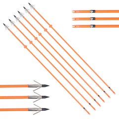 GPP broadhead with mechanical barbs for secure hold on targets.