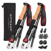 GPTCAMP Nordic Walking Stick TPZ-1 collapsed for easy packing and travel