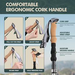 GPTCAMP Nordic TPZ-1 extended height for versatile terrain use.