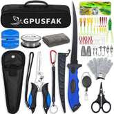 GPUSFAK fishing tool kit stainless steel pliers with lanyard
