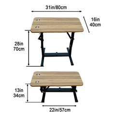 GQMYCDM RV folding table with lift height adjustment for comfortable dining anywhere