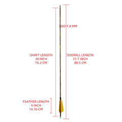 GQT 30-inch carbon arrow shaft close-up for consistent flight.