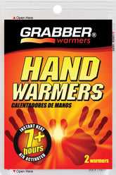 Grabber hand warmers display box keeps cold-weather warmth within reach.