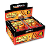 Grabber Mega Warmer120 display box with 120 units for easy restocking