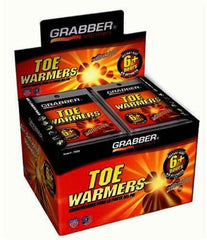 Grabber toe warmers offer instant warmth for cold feet during chilly outdoor activities.
