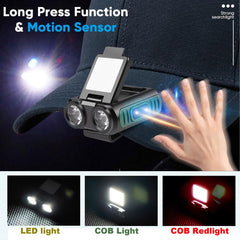 GRACETOP headlamp mode with adjustable angle for precise lighting.