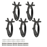 GRAND ORANGE european mount skull hanger in black securely displays your trophy.