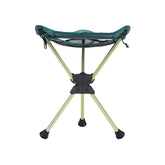 Grand Trunk Compass 360 Stool green swivel action for versatile travel seating
